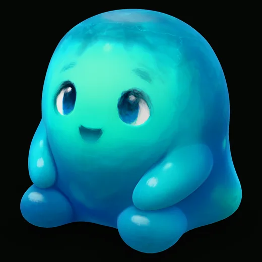 A stylised creature model generated by Sculptly