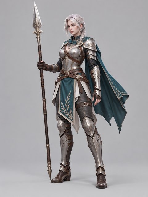Sample 3D model input: Knight ranger