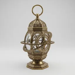Astrolabe lantern: the input it was made from
